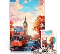 Puzzle da 1000 pezzi per adolescenti LONDRA Dipinto ad olio Giocattoli Giochi Educativi Antistress Gioco educativo per compleanno e Natale 52x38cm