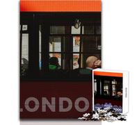 Puzzle da 1000 pezzi per adolescenti, Londra, gioco educativo per famiglie, migliora la memoria, regalo di compleanno, dimensioni 50x75cm