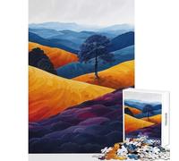 Puzzle da 1000 pezzi per adolescenti Lone Tree Hill Giocattoli antistress Regalo di compleanno Giochi rilassanti Difficili da completare Dimensioni 38x52cm