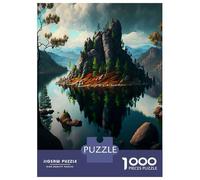 Puzzle Da 1000 Pezzi Per Adolescenti Lonely Rock Puzzle Giochi Rilassanti Regali Per Donne Regali Di Natale E Compleanno 70x50cm/1000pcs
