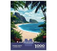 Puzzle Da 1000 Pezzi Per Adolescenti Lopes Mendes Beach, Brazil Puzzle Gioco Rompicapo Ma Divertente E Umoristico Regali Unici Per Compleanno E Natale 38x26cm/1000pcs