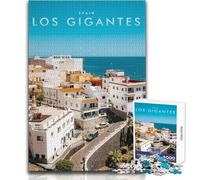 Puzzle da 1000 pezzi per adolescenti Los Gigantes Tenerife Divertimento in famiglia e serata di giochi Decorazione perfetta Giocattoli fai da te Dimensioni 38x26cm