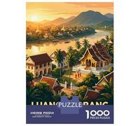 Puzzle Da 1000 Pezzi Per Adolescenti Luang Prabang, Laos Travel Puzzle Per Adulti Giocattoli Antistress Taglio Di Precisione Regali Di Natale E Compleanno 38x26cm/1000pcs