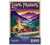Puzzle Da 1000 Pezzi Per Adolescenti Luang Prabang Travel Puzzle Gioco Rompicapo Ma Divertente E Umoristico Regali Unici Per Compleanno E Natale 52x38cm/1000pcs