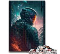 Puzzle da 1000 pezzi per adolescenti L'ultimo astronauta per 14+ Gioco di sfida unico Giochi per famiglie Regali di compleanno di Natale 50x75cm
