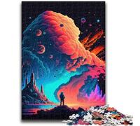Puzzle da 1000 pezzi per adolescenti, l'ultimo uomo, un gioco stimolante, ideale come regalo per tutta la famiglia, 50x75cm