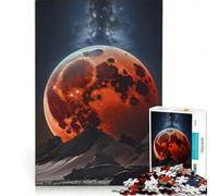 Puzzle da 1000 pezzi per adolescenti: Luna di Sangue, Eclissi Risvegliata, Gioco Impossibile, Interazione Genitore-Figlio, Gioco Stimolante, Regalo 50x75cm