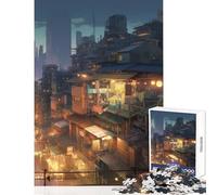 Puzzle da 1000 pezzi per adolescenti lungo il canale giocattoli fai da te fantastici regali e giocattoli gioco educativo aiuta l'esercizio del cervello dimensioni 38x52cm