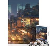 Puzzle da 1000 pezzi per adolescenti lungo il canale giocattoli per la decorazione della casa opere d'arte regali giochi rilassanti con pezzi completamente interconnessi di forma casuale 50x75cm