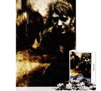 Puzzle da 1000 pezzi per adolescenti L'uomo silenzioso allo specchio Decorazione per la casa Giocattoli Regalo di compleanno Gioco rompicapo Lista dei desideri con Babbo Natale Dimensioni 38x52cm