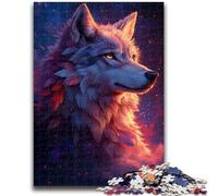 Puzzle da 1000 pezzi per adolescenti Lupo al tramonto per bambini dai 14 anni in su Gioco impossibile Regalo di compleanno per Natale 50x75cm