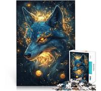 Puzzle da 1000 pezzi per adolescenti Lupo fantastico Difficile da completare ma divertente e umoristico Giocattoli per la decorazione della casa 75x50cm