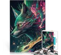 Puzzle da 1000 pezzi per adolescenti Lupo Onirico Giocattoli educativi per l'apprendimento Giochi per famiglie Migliorare la memoria 52x38cm