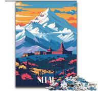 Puzzle da 1000 pezzi per adolescenti Maestà dell'Himalaya, aiuta il cervello a esercitare giocattoli avvincenti per coltivare la pazienza e migliorare la memoria 50x75cm