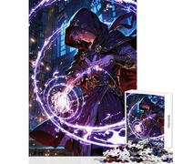 Puzzle da 1000 pezzi per adolescenti Mage of The Arcane Flame giocattoli antistress idee regalo giochi educativi con poster abbinato e foglio di quiz dimensioni 38x52cm
