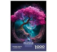 Puzzle Da 1000 Pezzi Per Adolescenti Magic Tree Full Moon Puzzle Per Adulti Giochi Rilassanti Corsa Di Velocità Manuale Offerta Come Regalo Per Tutta La Famiglia 52x38cm/1000pcs