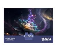 Puzzle Da 1000 Pezzi Per Adolescenti Magical Cosmic Lotus Puzzle Per Adulti Gioco Pratico Sfida Difficile Regali Per Amici E Familiari 70x50cm/1000pcs