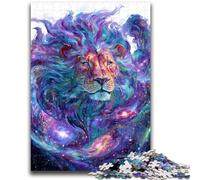 Puzzle da 1000 pezzi per adolescenti, magico, fantasy, leone, divertimento in famiglia, attività divertenti a casa, regalo di compleanno, regali di viaggio, per ragazzi dai 14 anni in su, 38x26cm