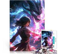 Puzzle da 1000 pezzi per adolescenti Mago Drago per il giocattolo di sfida del gioco educativo Decorazioni e regali unici per la casa 52x38cm