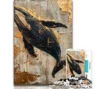 Puzzle da 1000 pezzi per adolescenti Majestic Fantasy Whale da 1000 pezzi per adolescenti, ideale come regalo per tutta la famiglia, adatto per bambini dai 14 anni in su (dimensioni 38x26cm)