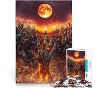 Puzzle da 1000 pezzi per adolescenti Mani brucianti nel campo di mais sfida educativa Ogni pezzo è unico - Gioco divertente e stimolante per tutta la famiglia 75x50cm
