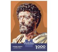 Puzzle Da 1000 Pezzi Per Adolescenti Marcus Aurelius Low Poly Puzzle Giochi Rilassanti Regali Per Donne Regali Di Natale E Compleanno 52x38cm/1000pcs