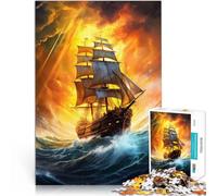 Puzzle da 1000 pezzi per adolescenti Mari infuocati Giocattoli educativi per l'apprendimento Giochi per famiglie Regali di compleanno 52x38cm