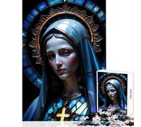 Puzzle da 1000 pezzi per adolescenti Maria Holy Serenity Giocattolo educativo Ottimi regali e giocattoli Gioco rompicapo Allena il tuo cervello e le tue mani Dimensioni 50x75cm