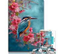 Puzzle da 1000 pezzi per adolescenti Martin pescatore, puzzle da 1000 pezzi, attività divertenti per la famiglia a casa, regalo di compleanno, regali da viaggio (dimensioni 38x26cm)