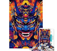 Puzzle da 1000 pezzi per adolescenti maschera Oni arte digitale giapponese puzzle per adulti gioco pratico antistress regalo di compleanno e unico (dimensioni 50x75cm)
