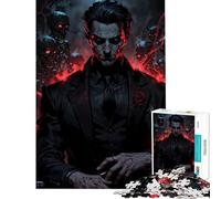 Puzzle da 1000 pezzi per adolescenti Master of The Damned︰ Blood Rose Necromancer Giochi per famiglie Giocattoli Giochi educativi Regali di Babbo Natale segreto Adatto per coppie (Dimensioni 38x26cm)