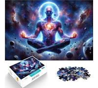 Puzzle da 1000 pezzi per adolescenti Meditazione Cosmica Difficile da completare ma divertente e umoristico Migliorare la memoria 38x26cm