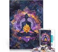 Puzzle da 1000 pezzi per adolescenti Meditazione della serenità cosmica Analisi e logica Decorazione murale Regali unici per compleanno e Natale 38x26cm