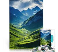 Puzzle da 1000 pezzi per adolescenti Melodie di montagna dell'estate apprendimento educativo offerte come regali per tutta la famiglia 38x26cm