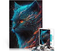 Puzzle da 1000 pezzi per adolescenti Meraviglioso gatto persiano Allena il tuo cervello e le tue mani Regalo di compleanno, regali, arte murale 38x26cm