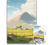 Puzzle da 1000 pezzi per adolescenti, meraviglioso paesaggio del cielo, giochi educativi ma anche un regalo divertente e umoristico per compleanni, dimensioni 38x52cm