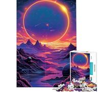 Puzzle da 1000 pezzi per adolescenti meraviglioso puzzle spaziale galattico per adulti giocattolo antistress ideale per le vacanze a casa per ammazzare il tempo e per allenare la mente (38x26cm)