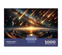 Puzzle Da 1000 Pezzi Per Adolescenti Meteor Shower Over Alien Planet Puzzle Per Adulti Gioco Pratico Antistress Regali Per Amici E Familiari 70x50cm/1000pcs
