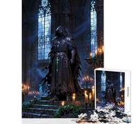 Puzzle da 1000 pezzi per adolescenti Midnight Sentinel in The Sanctum giocattoli antistress regalo per compleanni gioco pratico aiuta a esercitare il cervello dimensioni 50x75cm