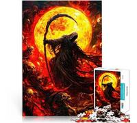 Puzzle da 1000 pezzi per adolescenti Mietitore nell'Inferno Giochi educativi Decorazione della casa Migliorare l'amore tra le coppie 38x26cm