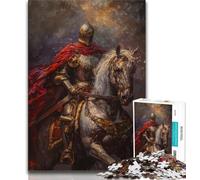 Puzzle da 1000 pezzi per adolescenti Mighty Medieval Knight 1000 pezzi per adulti regali presente e regalo per amanti o amici (50x75cm)
