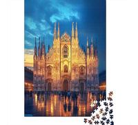 Puzzle Da 1000 Pezzi Per Adolescenti Milan Cathedral Night View Puzzle Per Adulti Gioco Per Famiglie Corsa Di Velocità Manuale Regali Unici Per Compleanno E Natale 70x50cm/1000pcs