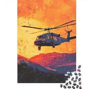 Puzzle Da 1000 Pezzi Per Adolescenti Military Helicopter Flight Puzzle Per Adulti Giochi Rilassanti Decorazione Per La Casa Gioco Stimolante Regali 52x38cm/1000pcs