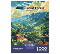 Puzzle Da 1000 Pezzi Per Adolescenti Mindo Cloud Forest Colombia Illustration Puzzle Per Adulti Giochi Per Famiglie Migliora La Memoria Regalo Di Compleanno, Regali, 38x26cm/1000pcs