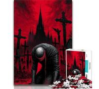 Puzzle da 1000 pezzi per adolescenti misterioso guerriero 1000 pezzi per adulti e adolescenti ideale come regalo per tutta la famiglia adatto per bambini di età compresa tra 38x26cm e 14 anni