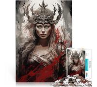 Puzzle da 1000 pezzi per adolescenti Mitologia nordica norrena Giocattoli di gioco impegnativi Collezione di artisti, Belle arti 52x38cm