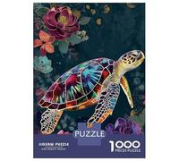 Puzzle Da 1000 Pezzi Per Adolescenti Mixed Media Sea Turtle Puzzle Per Adulti Giochi Rilassanti Decorazione Per La Casa Offerta Come Regalo Per Tutta La Famiglia 52x38cm/1000pcs
