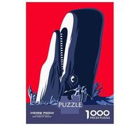 Puzzle Da 1000 Pezzi Per Adolescenti Moby Dick Puzzle Per Adulti Giocattolo Decorazione Da Parete Corsa Di Velocità Manuale Sfida Da Completare 70x50cm/1000pcs