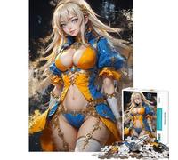 Puzzle da 1000 pezzi per adolescenti modello L'elfo fiabesco puzzle per adulti giocattolo decorativo da parete modello da assemblare compleanno e Natale (dimensioni 38x26cm)