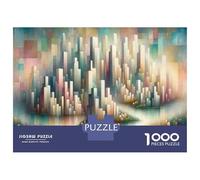 Puzzle Da 1000 Pezzi Per Adolescenti Modern Cityscape Art Print Puzzle Per Adolescenti Giochi Per Famiglie Sfida Difficile Regali Di Compleanno E Unici 70x50cm/1000pcs